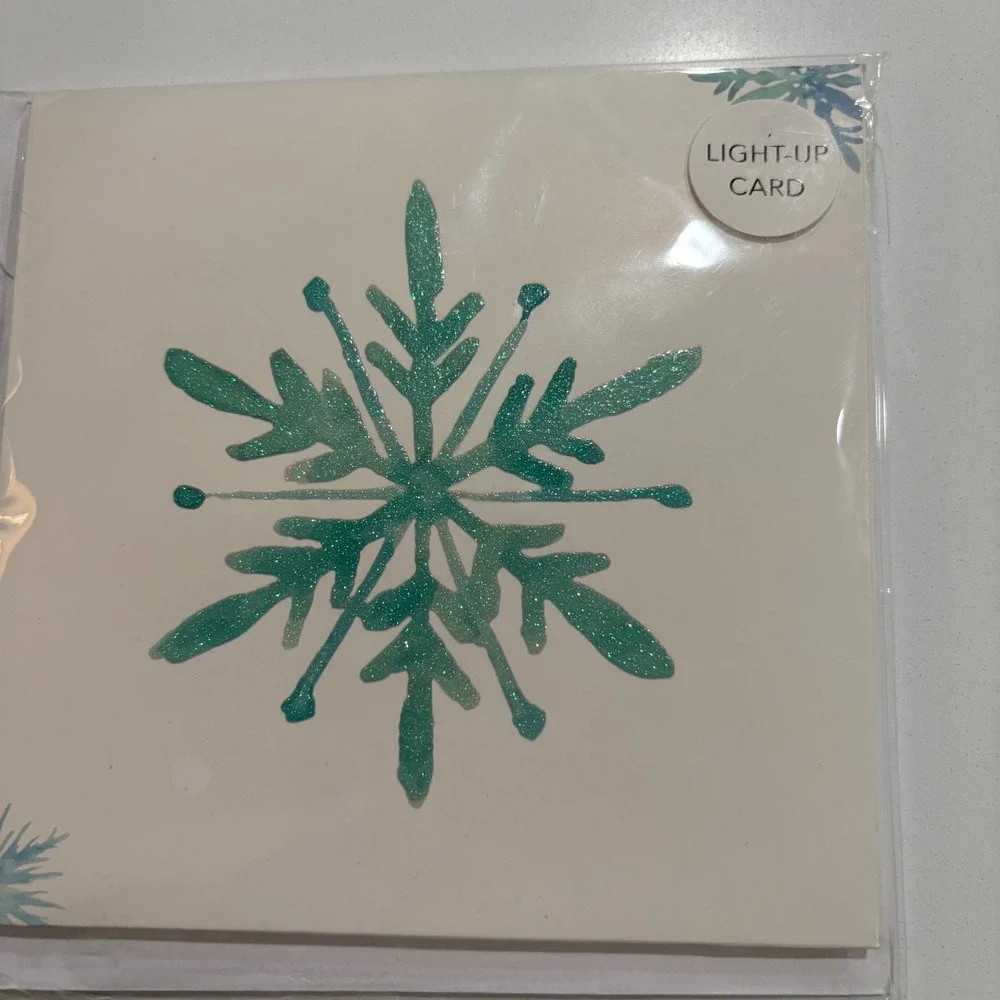 3 Christmas Winter Wreath Unicorn Pop Up Greeting Cards Holiday Mantel Snowflake
